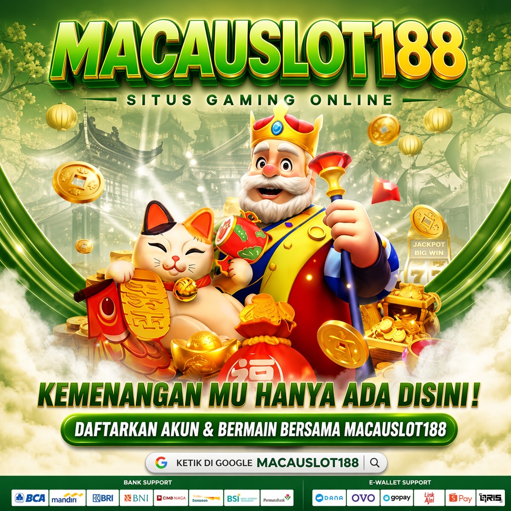 MACAUSLOT188 situs slot gacor dengan tampilan modern
