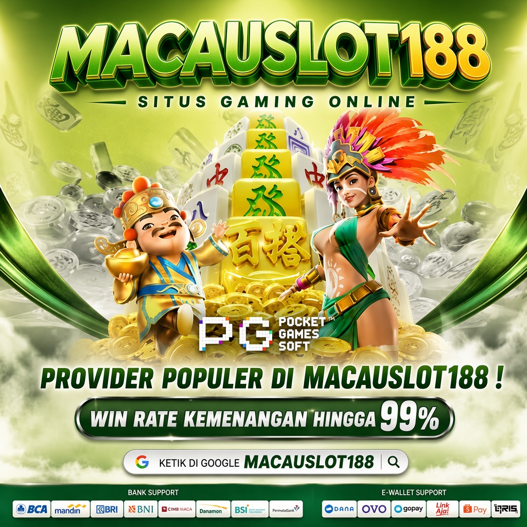 MACAUSLOT188 situs slot gacor dengan tampilan modern